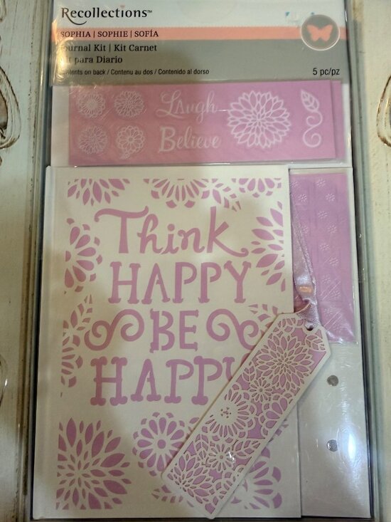 Recollections Other - Recollections Sophia Journal Kit 5-Piece Set With Stickers & Bookmark